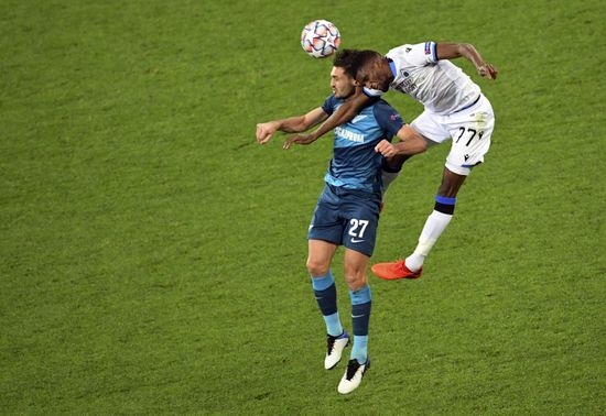 Russia Soccer Champions League Zenit - Brugge