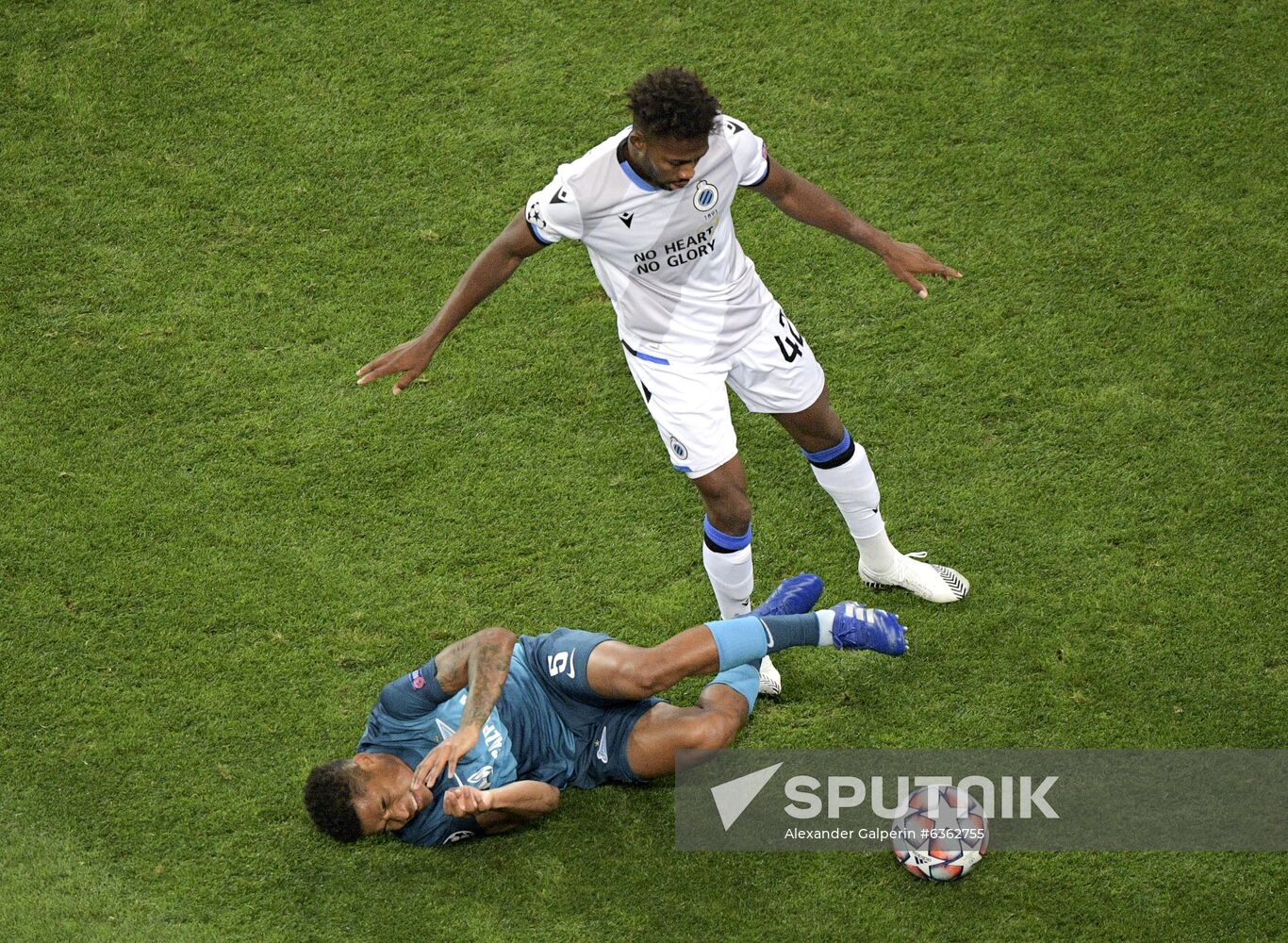 Russia Soccer Champions League Zenit - Brugge