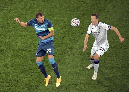 Russia Soccer Champions League Zenit - Brugge