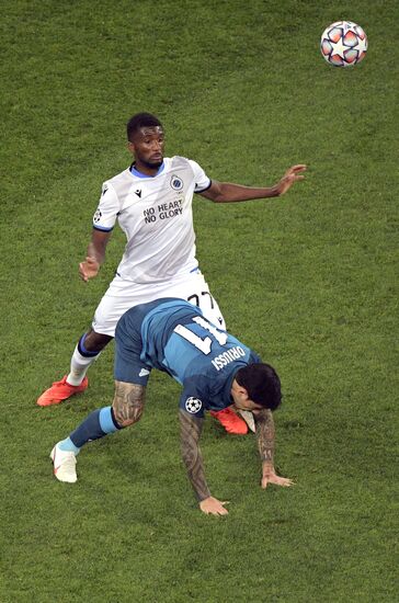 Russia Soccer Champions League Zenit - Brugge