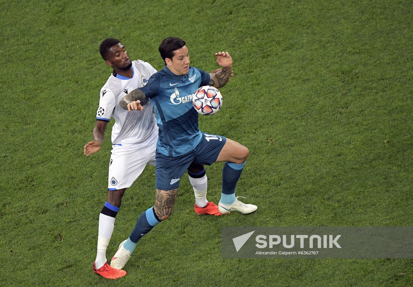 Russia Soccer Champions League Zenit - Brugge