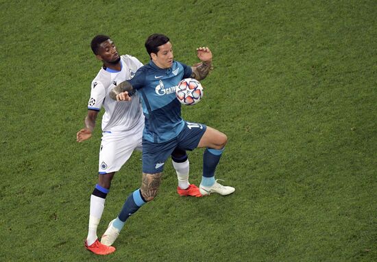 Russia Soccer Champions League Zenit - Brugge