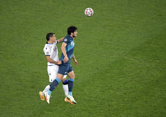 Russia Soccer Champions League Zenit - Brugge
