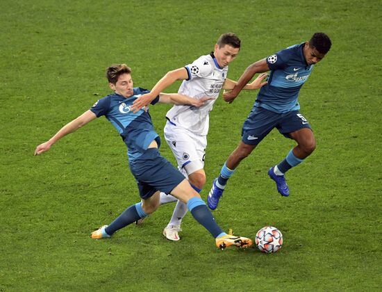 Russia Soccer Champions League Zenit - Brugge