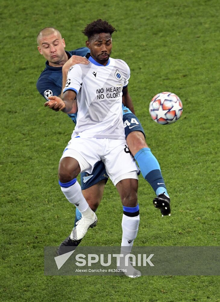 Russia Soccer Champions League Zenit - Brugge