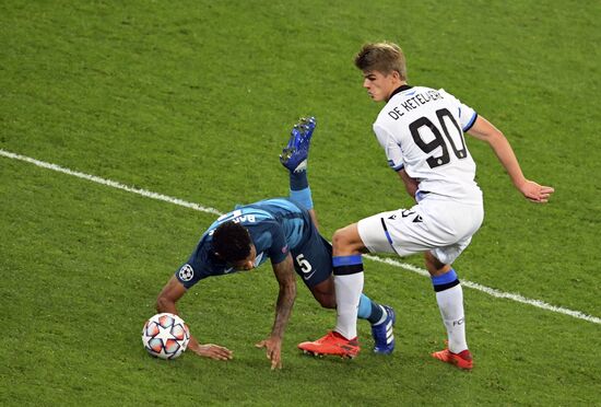 Russia Soccer Champions League Zenit - Brugge