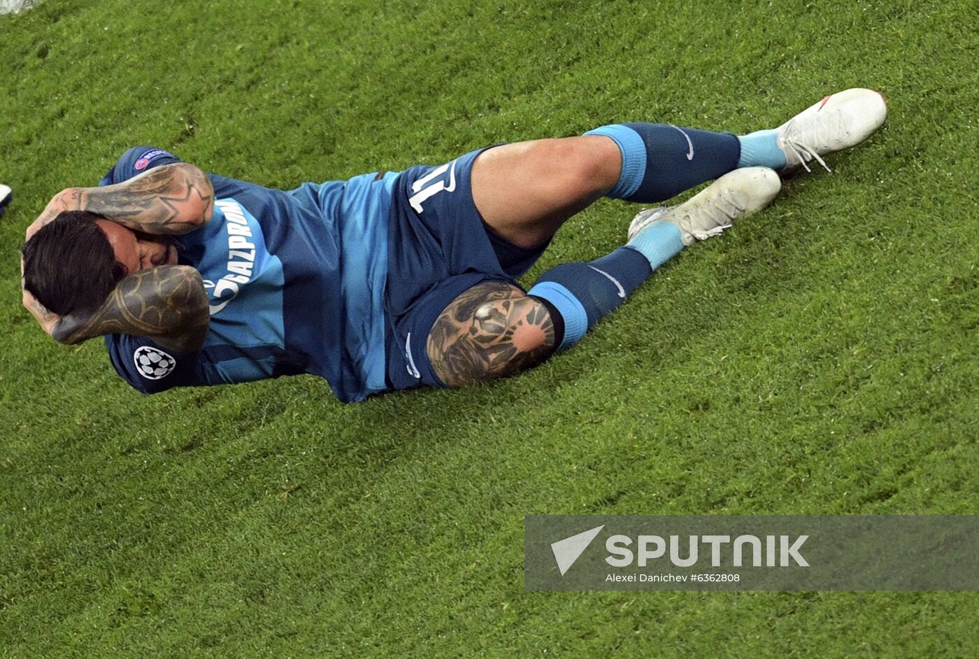 Russia Soccer Champions League Zenit - Brugge