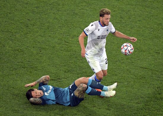 Russia Soccer Champions League Zenit - Brugge