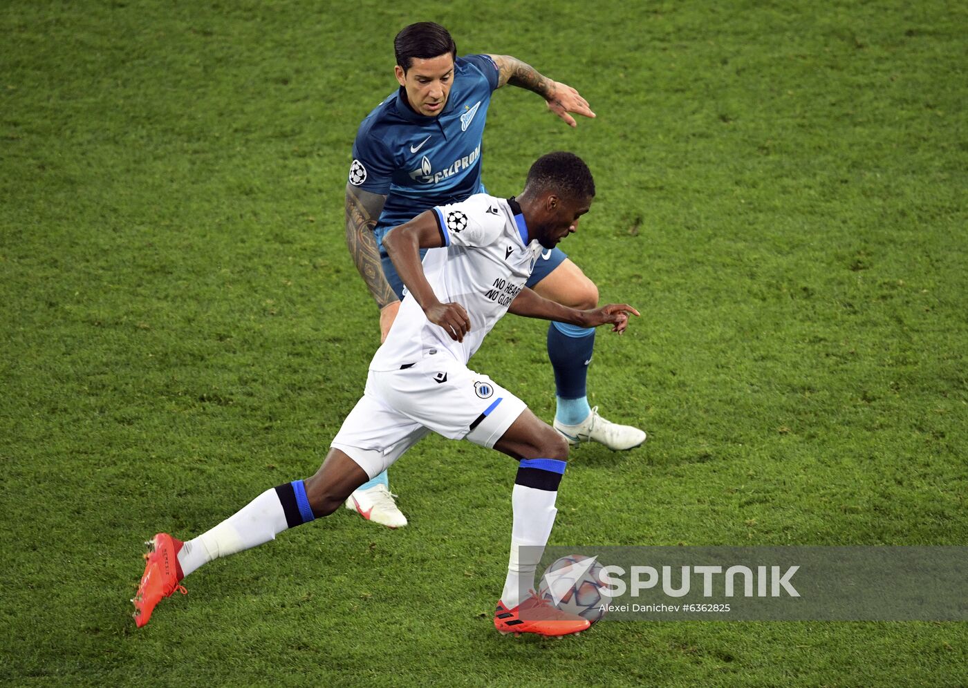 Russia Soccer Champions League Zenit - Brugge