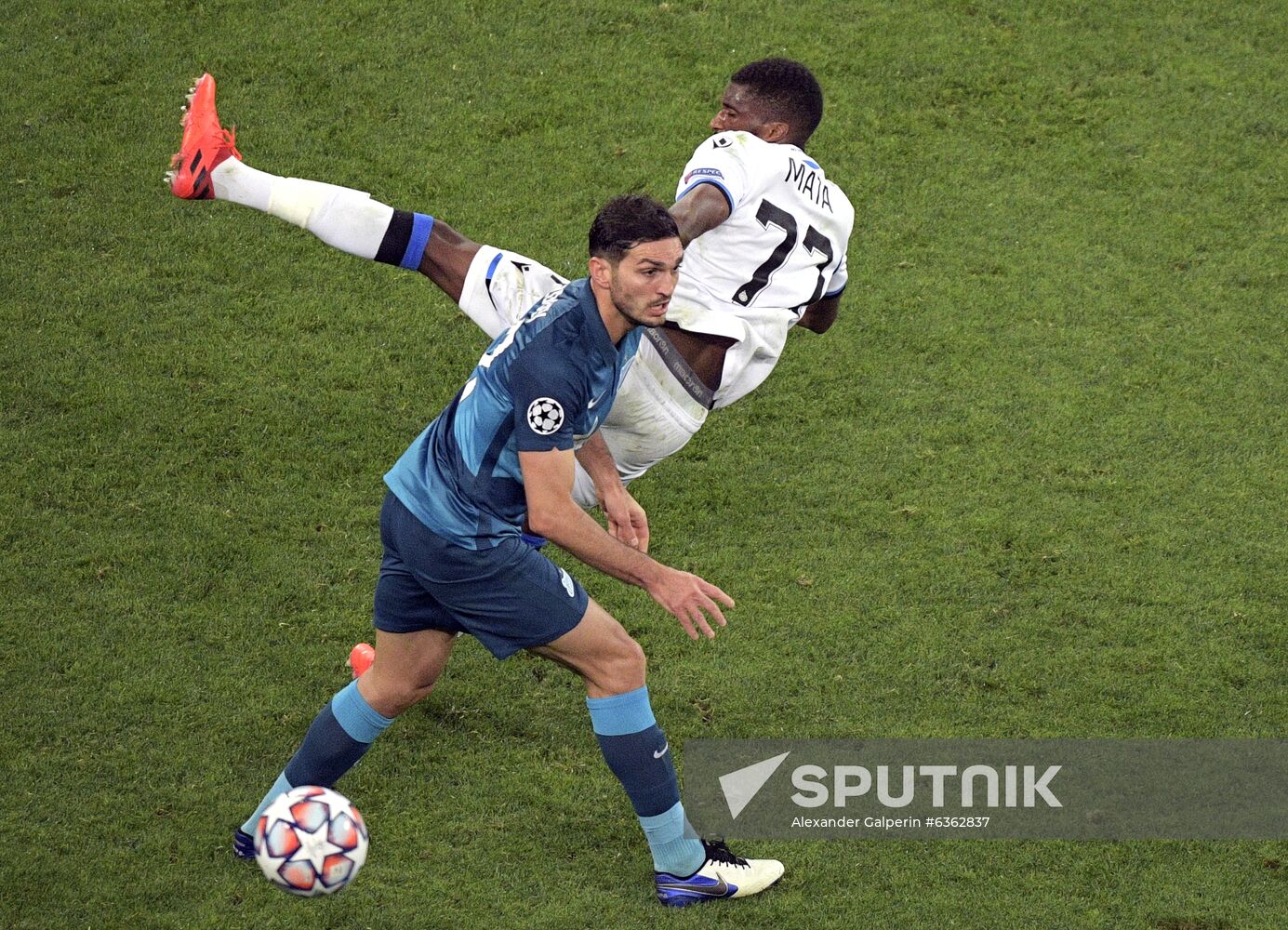 Russia Soccer Champions League Zenit - Brugge