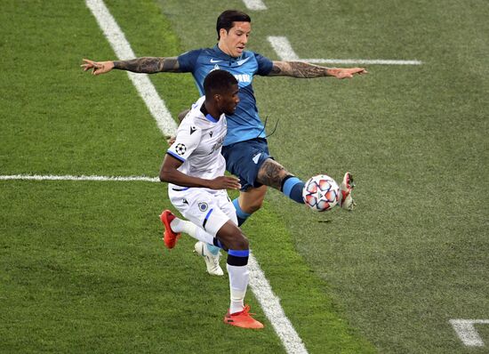 Russia Soccer Champions League Zenit - Brugge
