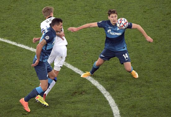 Russia Soccer Champions League Zenit - Brugge
