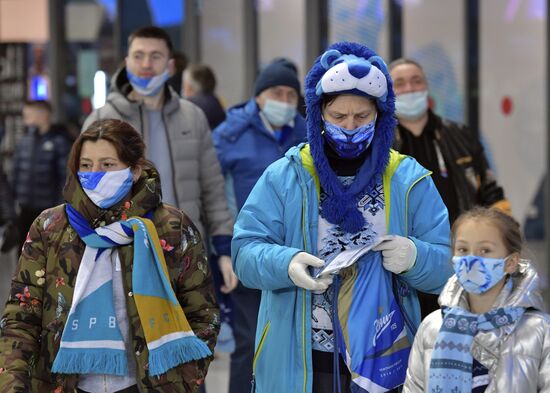 Russia Soccer Champions League Zenit - Brugge