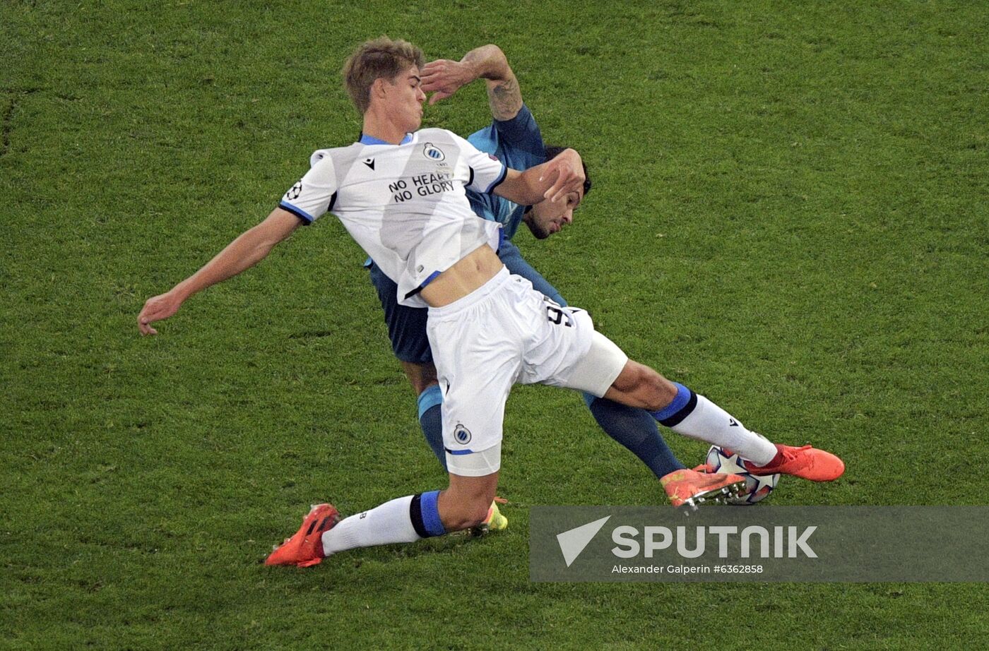 Russia Soccer Champions League Zenit - Brugge