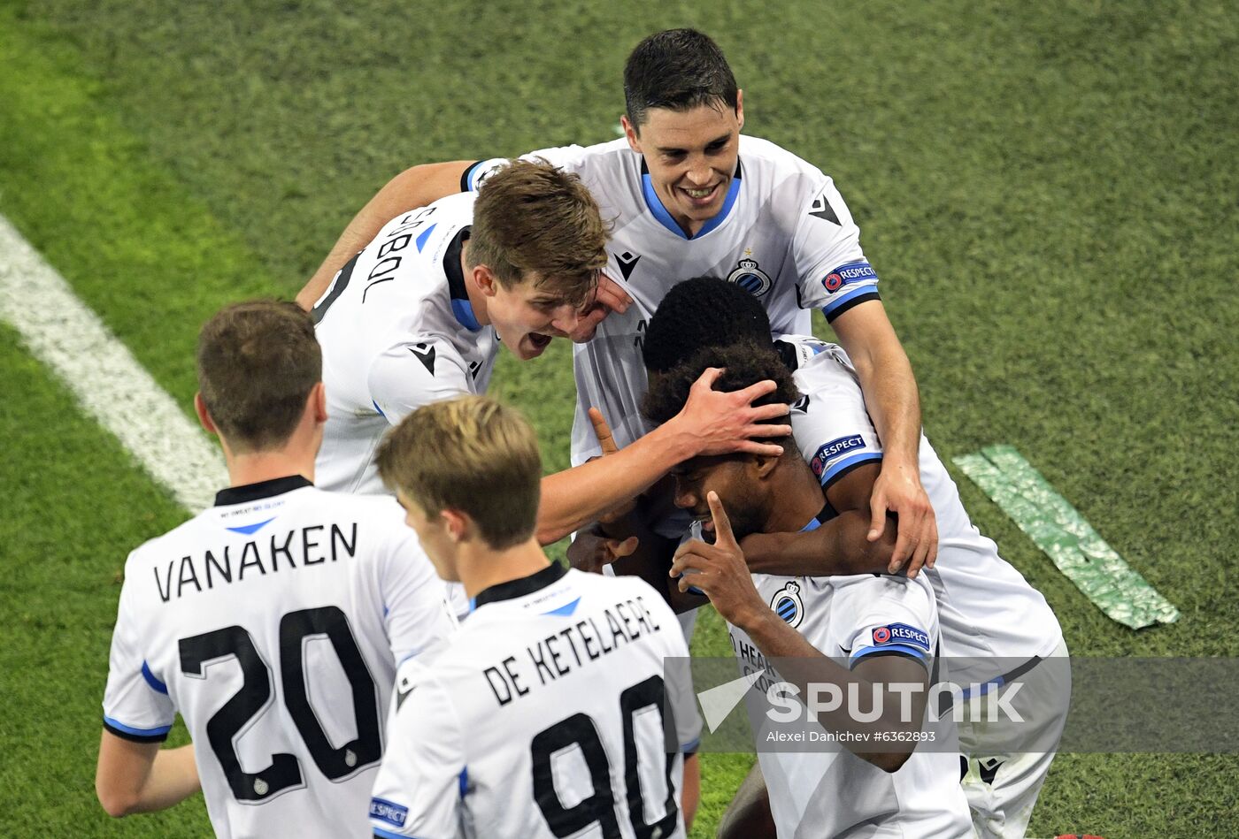 Russia Soccer Champions League Zenit - Brugge