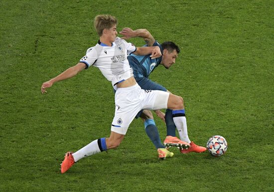 Russia Soccer Champions League Zenit - Brugge