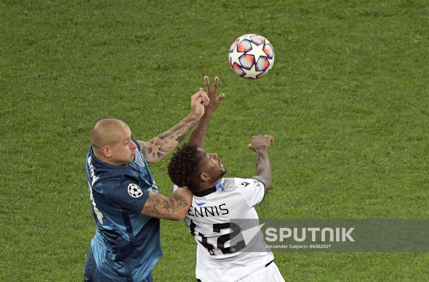 Russia Soccer Champions League Zenit - Brugge