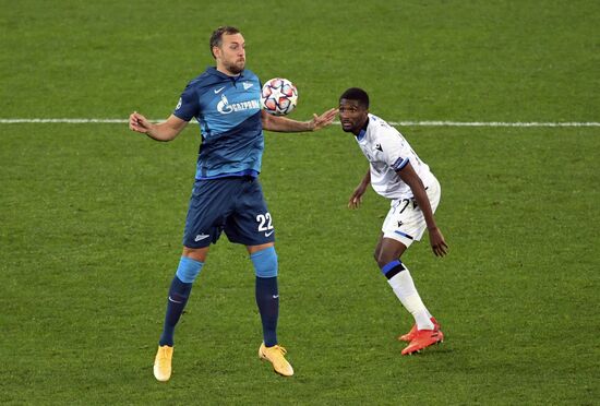 Russia Soccer Champions League Zenit - Brugge