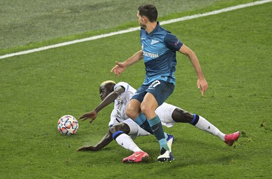 Russia Soccer Champions League Zenit - Brugge