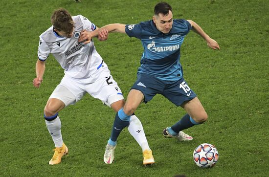 Russia Soccer Champions League Zenit - Brugge