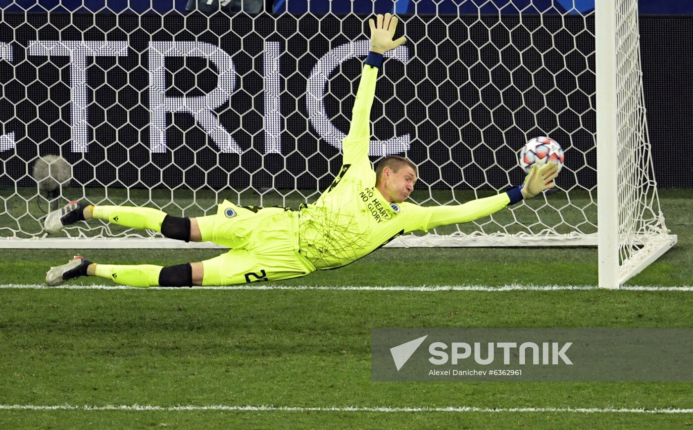 Russia Soccer Champions League Zenit - Brugge