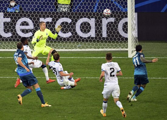 Russia Soccer Champions League Zenit - Brugge