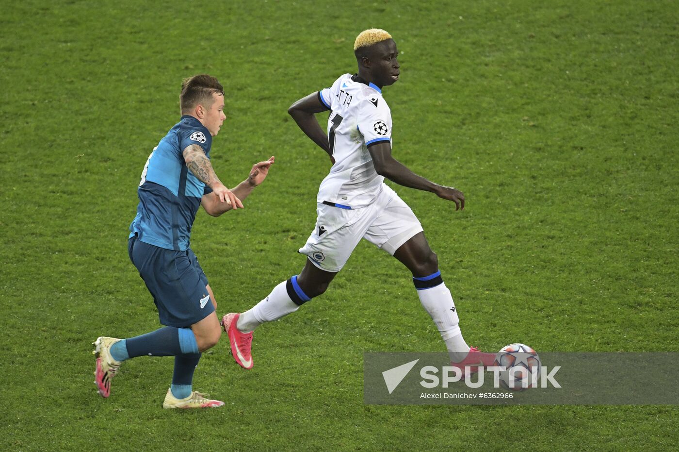 Russia Soccer Champions League Zenit - Brugge