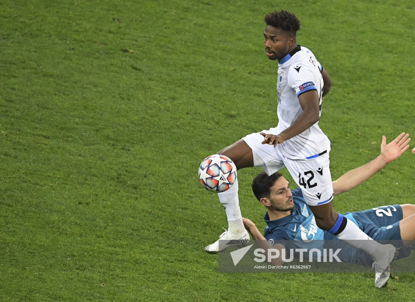 Russia Soccer Champions League Zenit - Brugge