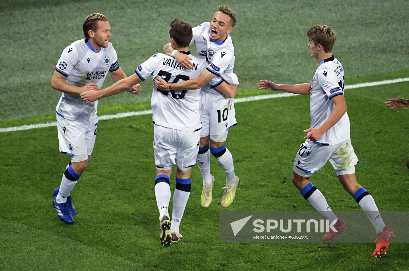 Russia Soccer Champions League Zenit - Brugge
