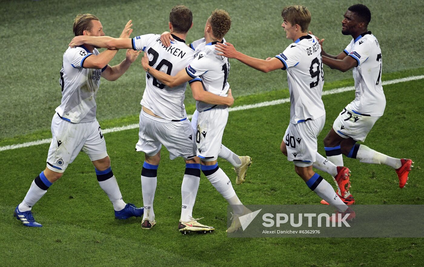 Russia Soccer Champions League Zenit - Brugge