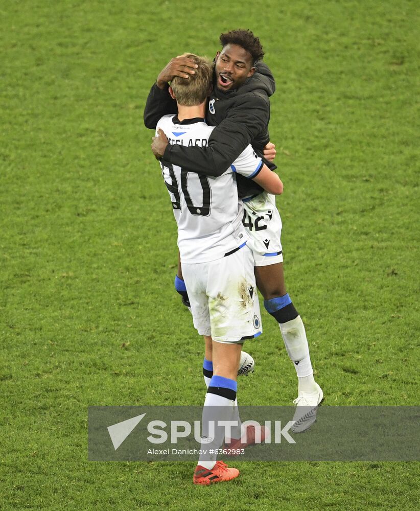 Russia Soccer Champions League Zenit - Brugge