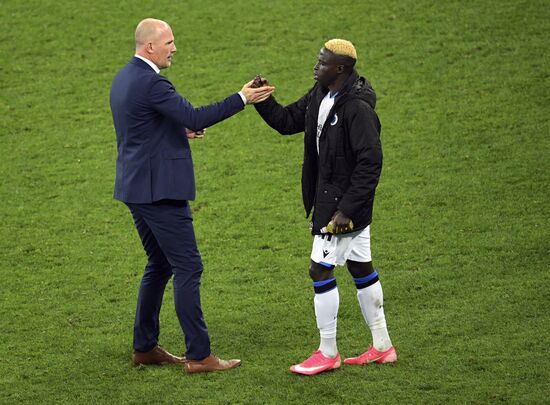 Russia Soccer Champions League Zenit - Brugge