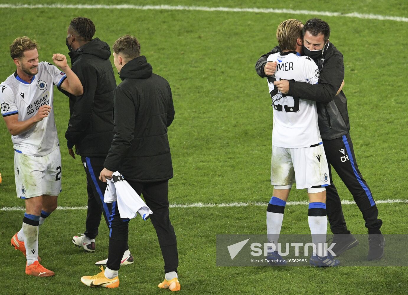 Russia Soccer Champions League Zenit - Brugge