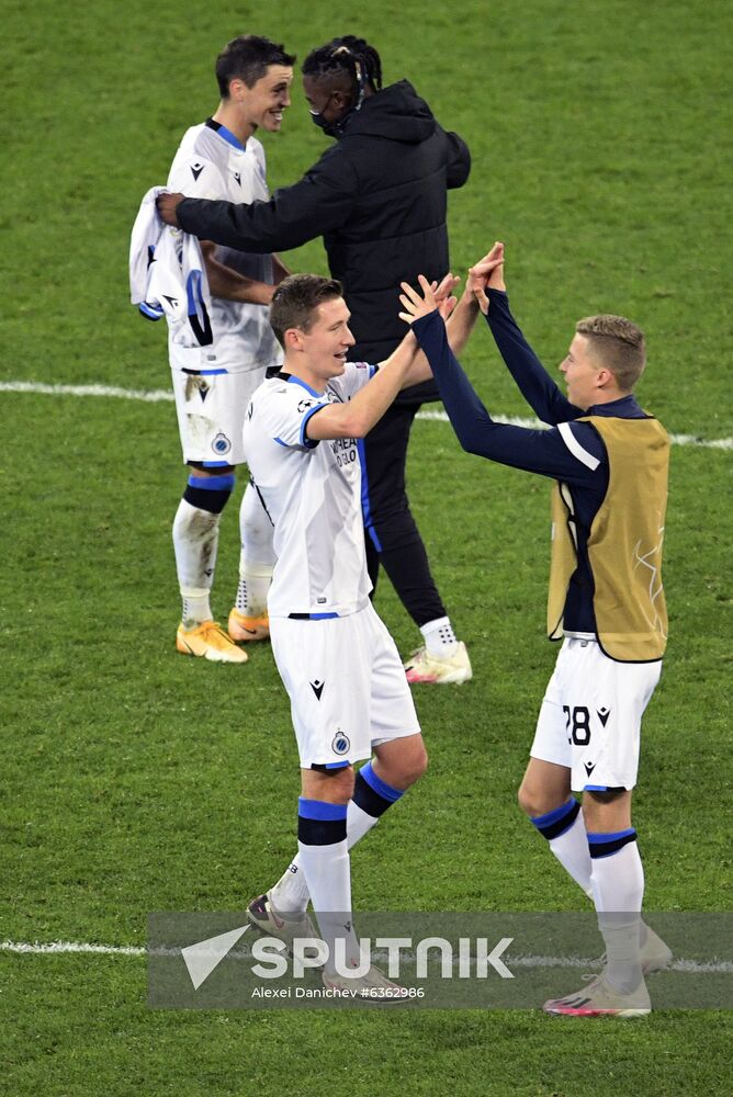 Russia Soccer Champions League Zenit - Brugge