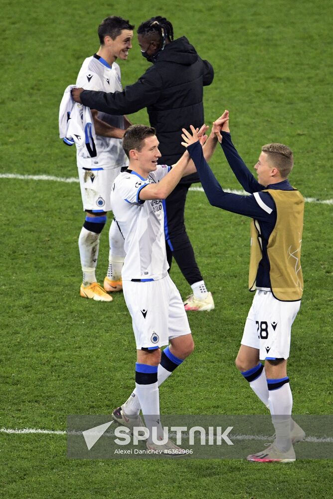 Russia Soccer Champions League Zenit - Brugge