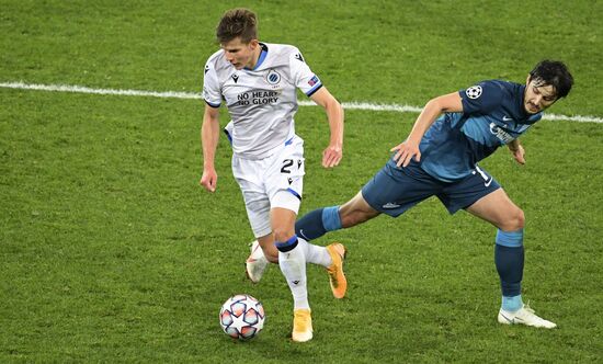 Russia Soccer Champions League Zenit - Brugge