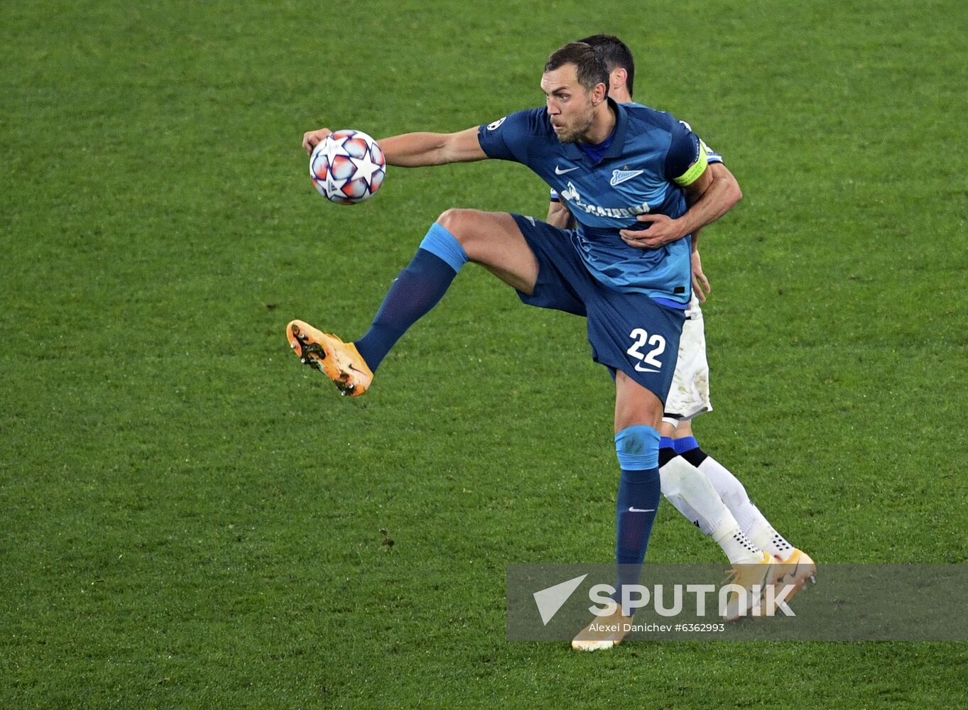 Russia Soccer Champions League Zenit - Brugge