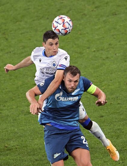 Russia Soccer Champions League Zenit - Brugge