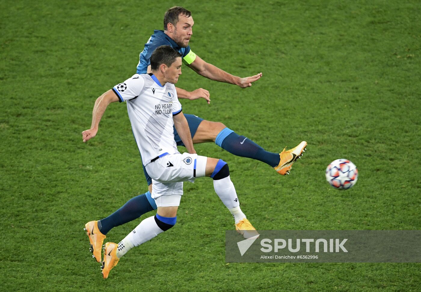 Russia Soccer Champions League Zenit - Brugge