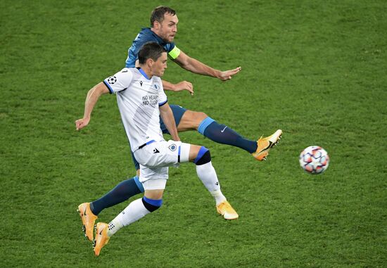 Russia Soccer Champions League Zenit - Brugge
