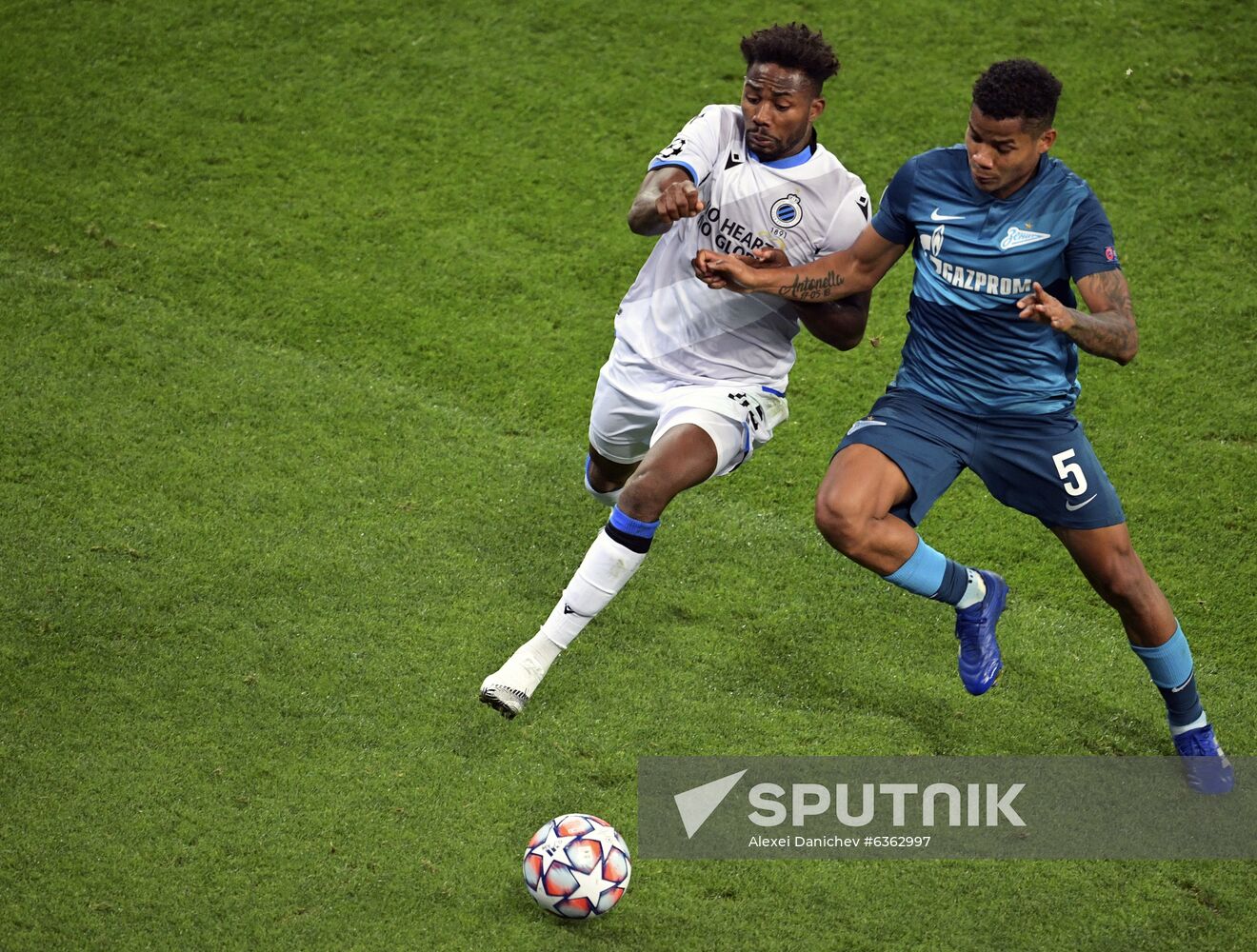 Russia Soccer Champions League Zenit - Brugge