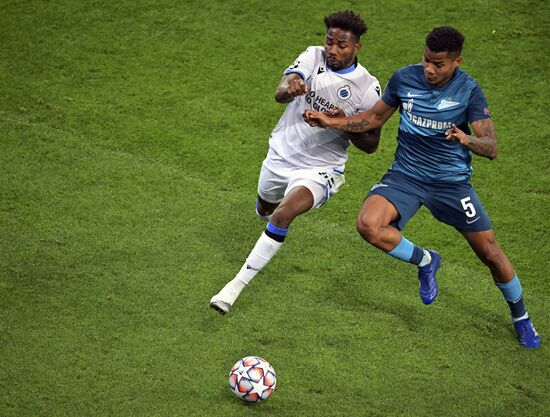 Russia Soccer Champions League Zenit - Brugge