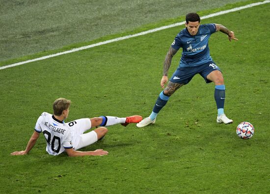 Russia Soccer Champions League Zenit - Brugge