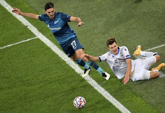 Russia Soccer Champions League Zenit - Brugge