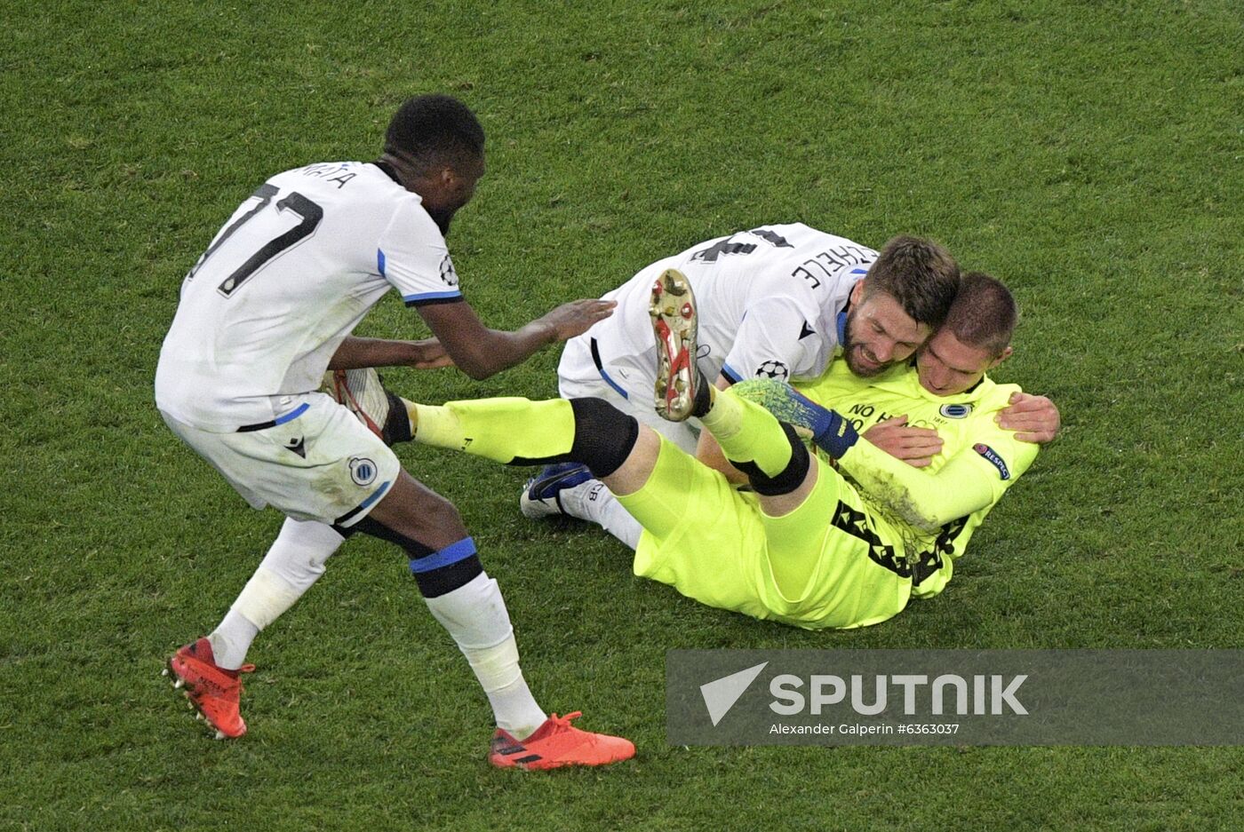 Russia Soccer Champions League Zenit - Brugge