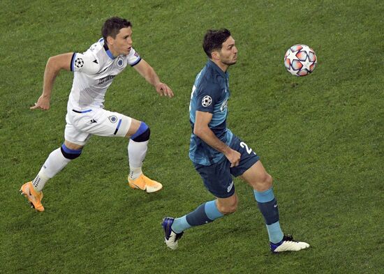 Russia Soccer Champions League Zenit - Brugge
