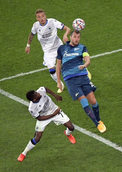 Russia Soccer Champions League Zenit - Brugge