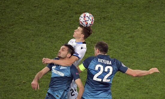 Russia Soccer Champions League Zenit - Brugge