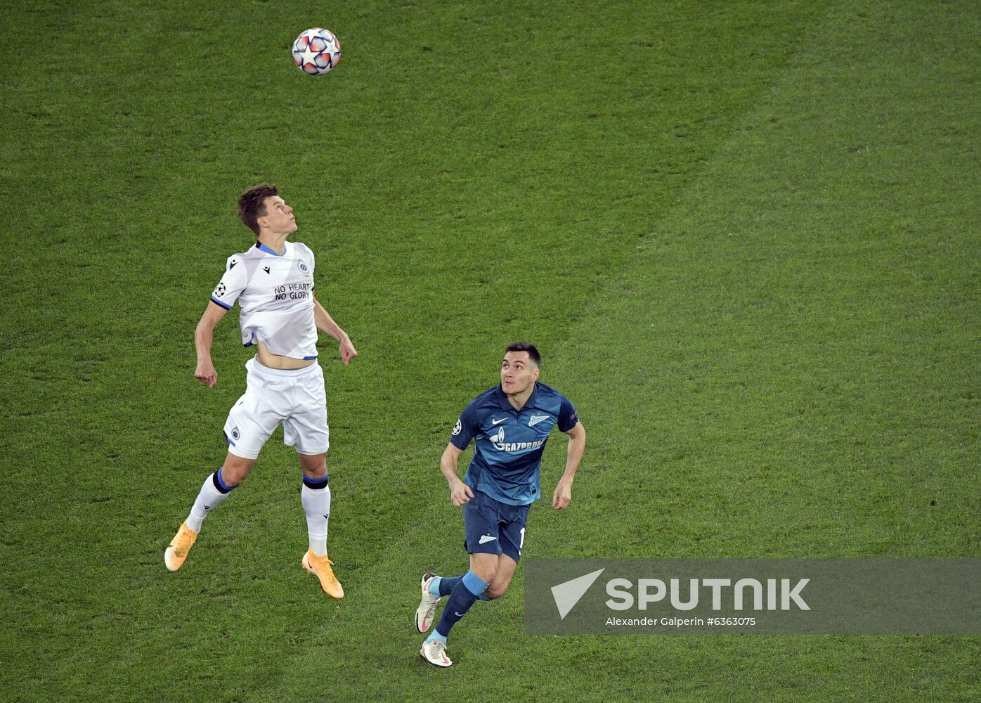 Russia Soccer Champions League Zenit - Brugge