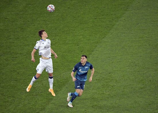 Russia Soccer Champions League Zenit - Brugge